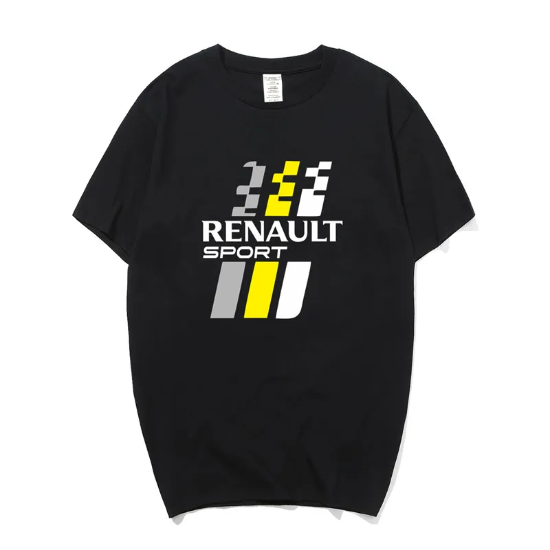 Renault Спортивная футболка для бега, топы, новая модная футболка с короткими рукавами для мотоцикла, футболки, хлопковые LH-050
