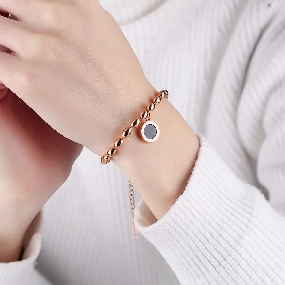 Элегантный браслет из бисера Женские Ювелирные изделия тонкая цепочка розовое