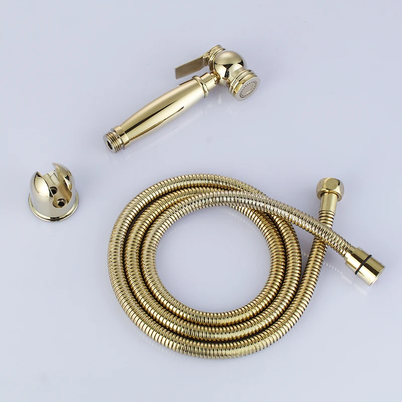 Комплект лейки для биде с латунным шлангом 7/8*7/8*1/2|handheld bidet sprayer|handheld bidetdiaper sprayer |
