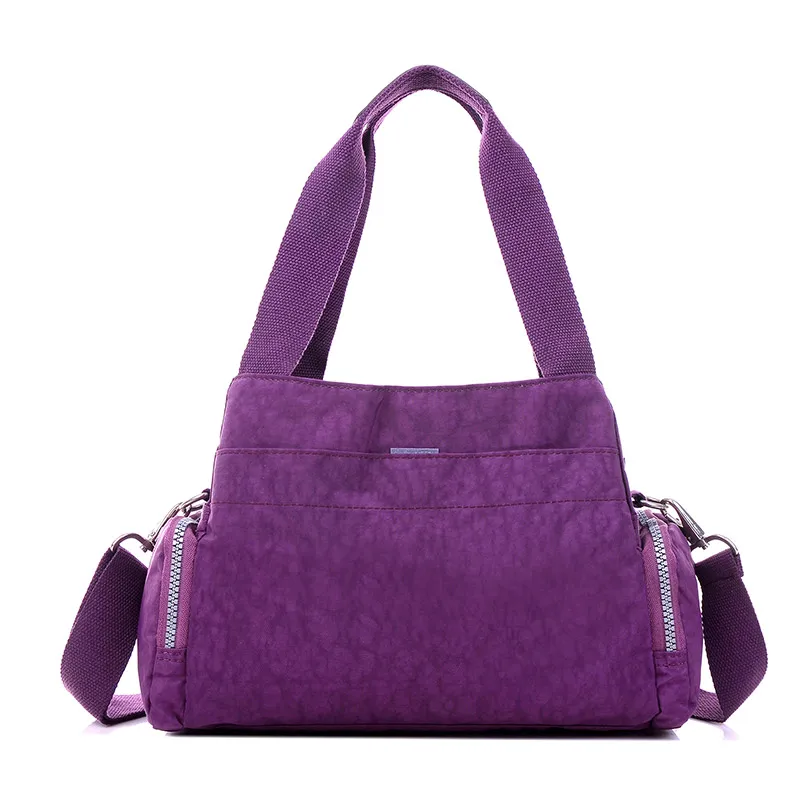 Хит Женская однотонная дорожная водонепроницаемая сумка нейлоновая для женщин