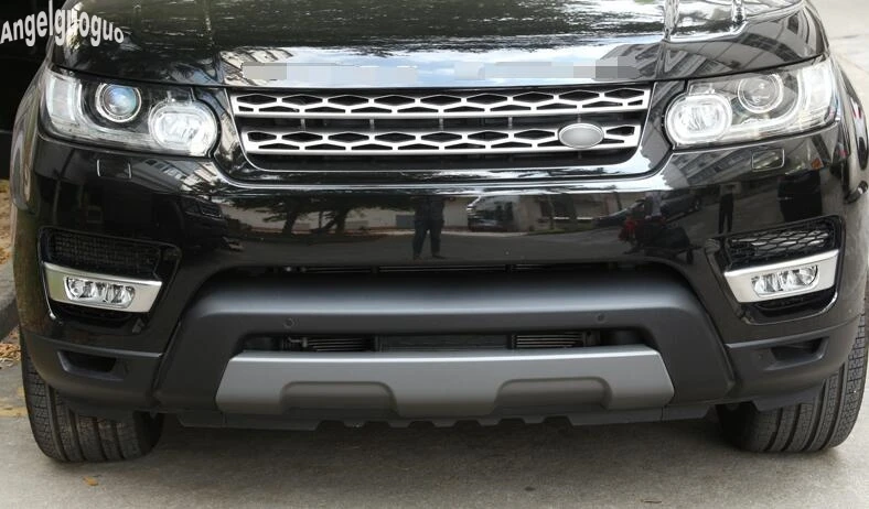 ABS хром/фортепиано черный для Land Rover Range Rover Sport-17 Автомобильная передняя противотуманная фара рамка декоративная наклейка накладка