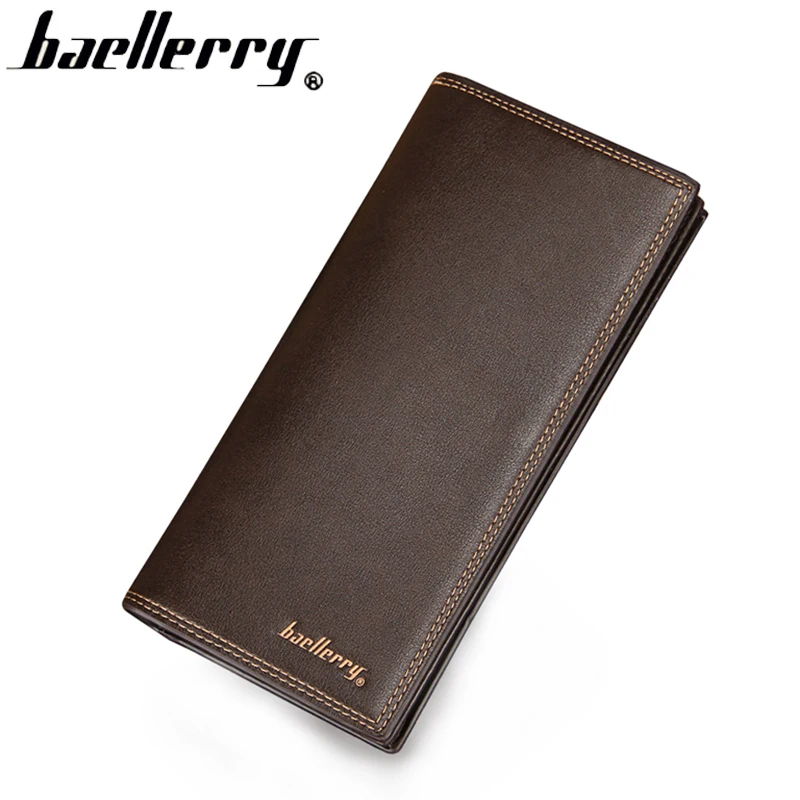 Красивый мягкий кожаный кошелек длинный мужской клатч гарантия качества мужская