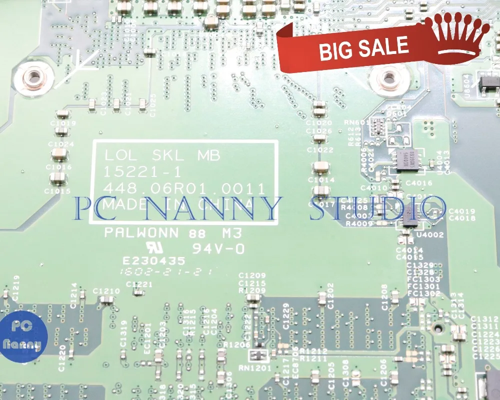 PCNANNY 15221-1 448.06R01.0011 for Lenovo ideapad 700-15isk Laptop motherboard I7-6700HQ GTX950M tested | Компьютеры и офис