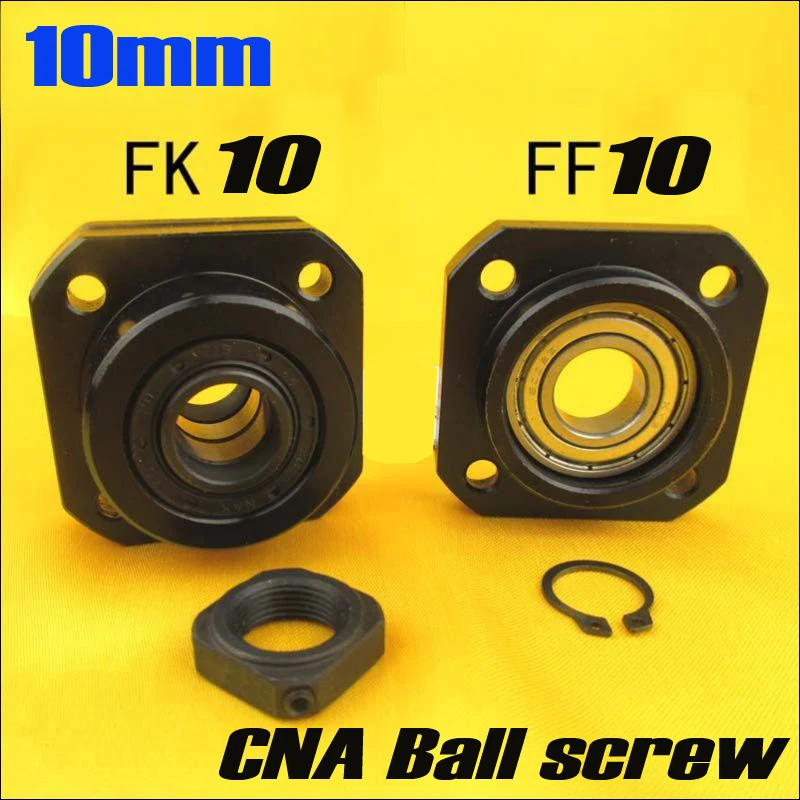 SFU1204 шариковый винт с поддержкой 1 шт. FK10 и FF10 для 12 мм 1204 ЧПУ|for cnc|ballscrew supportballscrew end