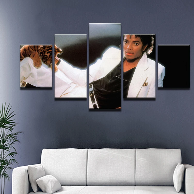 Картины HD Печать на холсте Стена для гостиной Куадрос Модульная картина 5 панелей