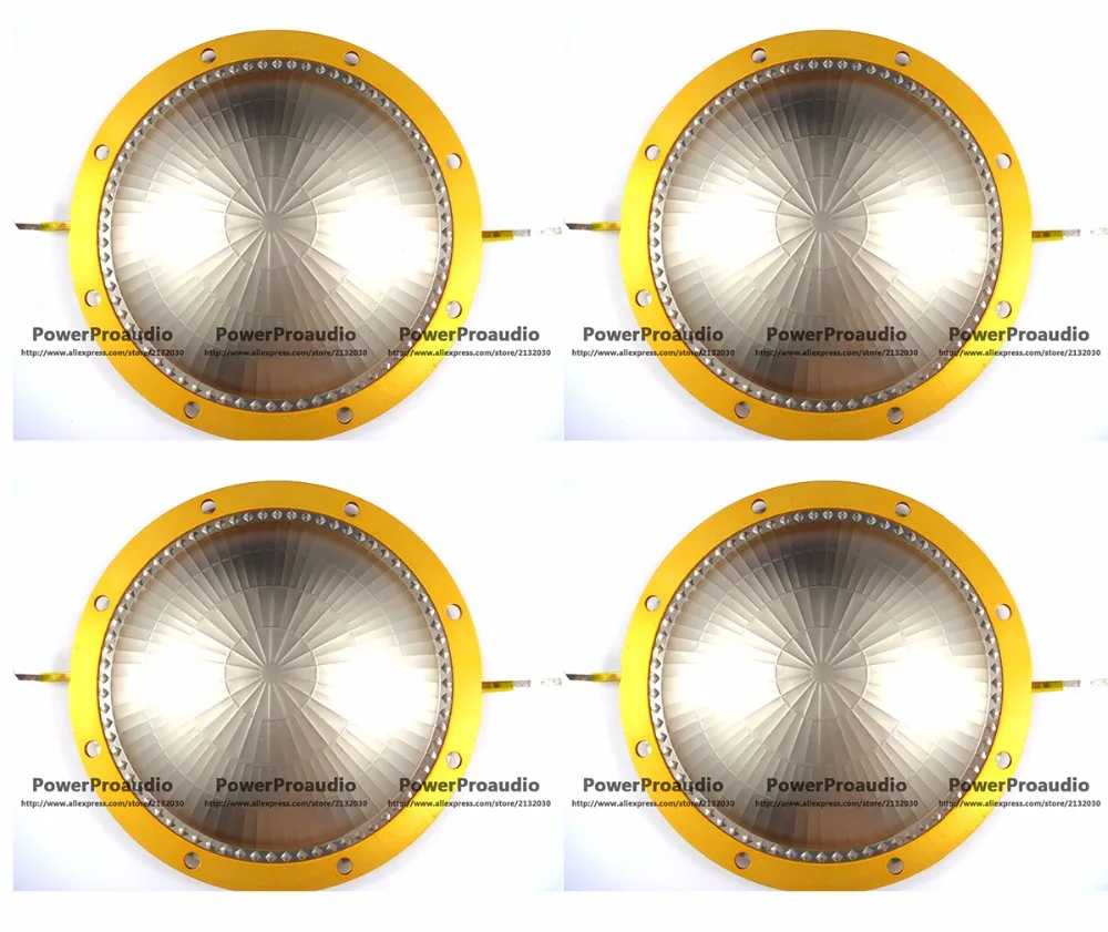 

4pcs Aftermarket Diaphragm for jbl 2446,2447,2450,2451 2452 8 ohm Pure aluminium Flat wire