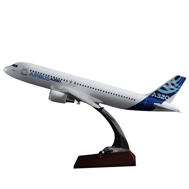 37 см Прототип Aero модель A320 оригинальная Смола самолет Модель авиация Airbus