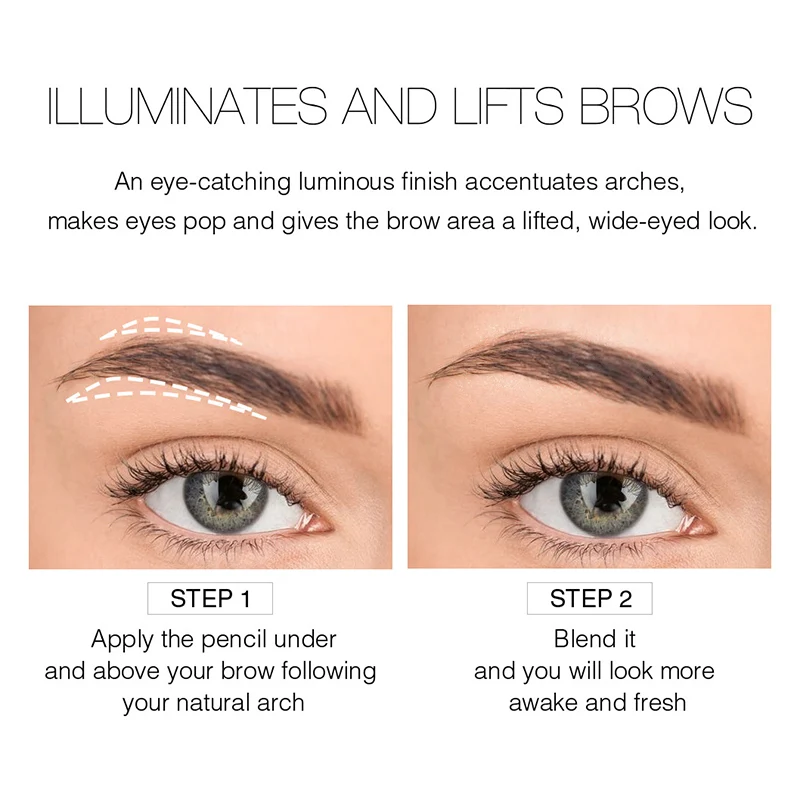 Маркер карандаш для 3D бровей Макияж Водонепроницаемый контур осветляет лицо