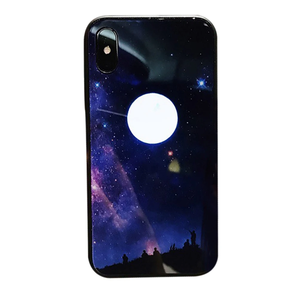 1 шт. Чехол для мобильного телефона светящийся противоударный Модный чехол iPhone 6 6s
