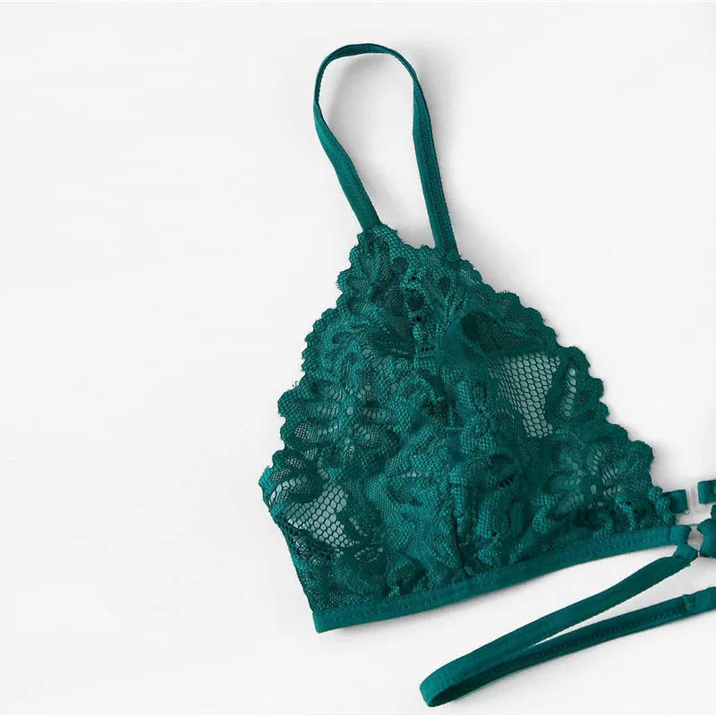 SHEIN Кружевной Комплект Нижнего Белья Сексуальное Женское Нижнее Белье С Кружевом