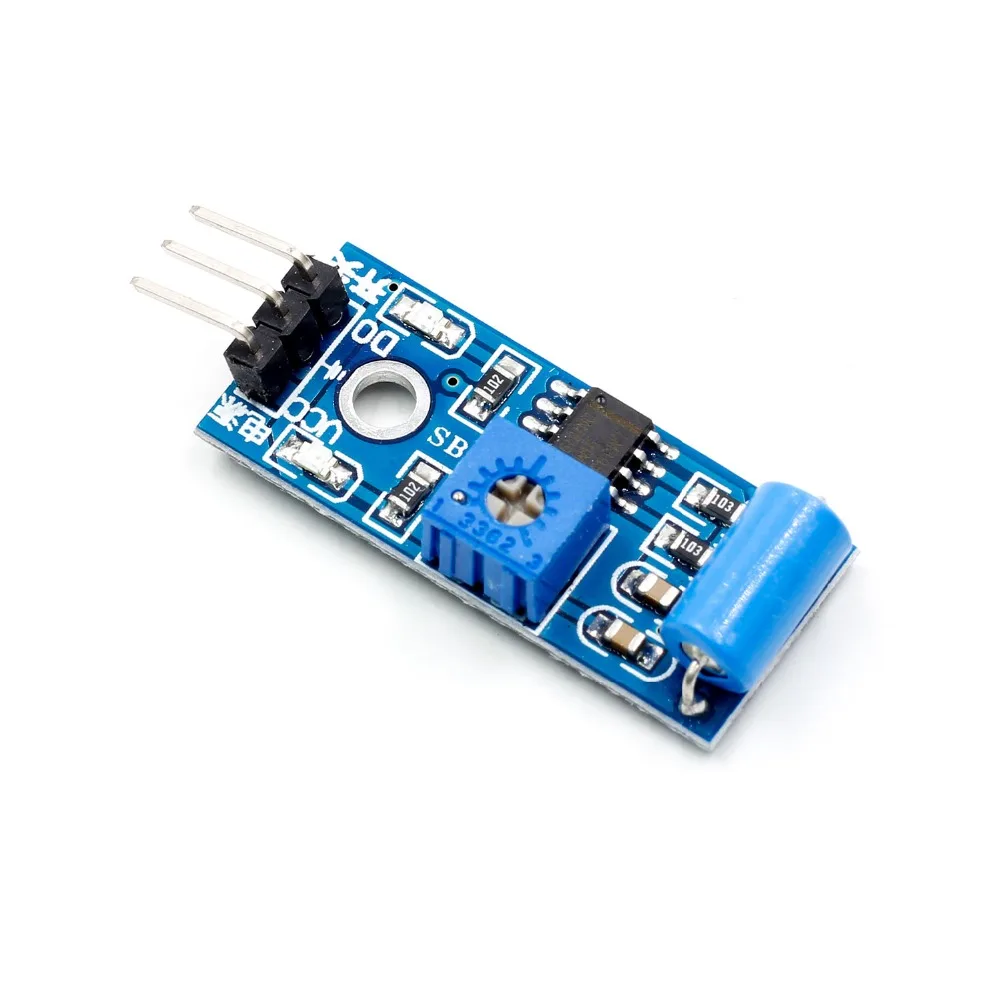 Normally Closed Vibration Sensor Module for Alarm System DIY Smart Vehicle Robot Helicopter Airplane Aeroplane | Электронные