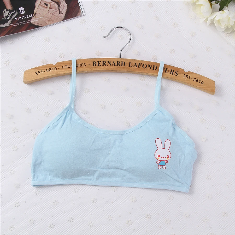 Новинка милый бюстгальтер нижнее белье для девочек хлопковый жилет детское