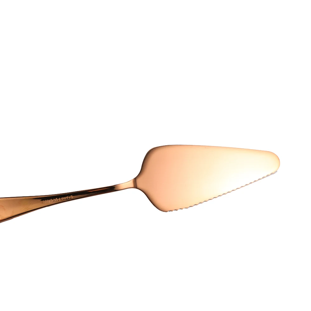 1 шт. Новое поступление золото/розовое золото Цвет Нержавеющая сталь лопатка для