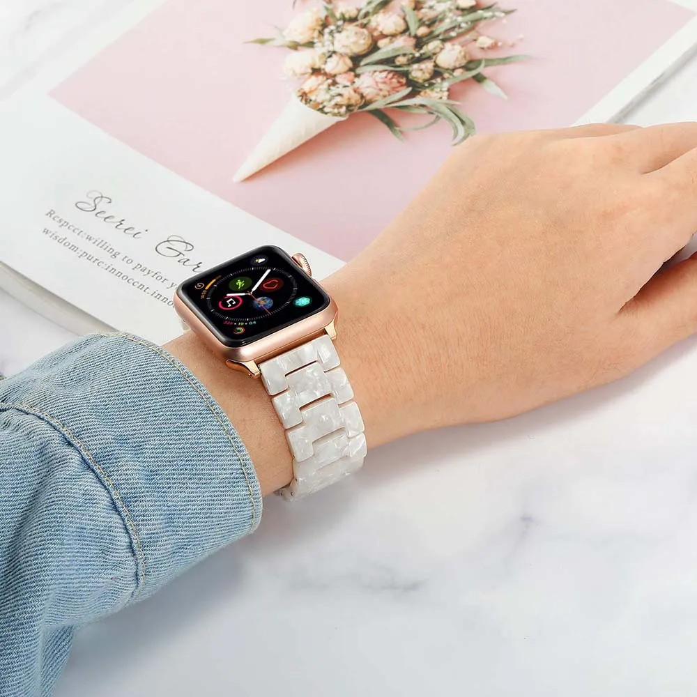 Ремешок керамический для iWatch Apple Watch SE Series 6 5 4 3 2 1 44 мм 42 40 38 мм|Ремешки часов| |