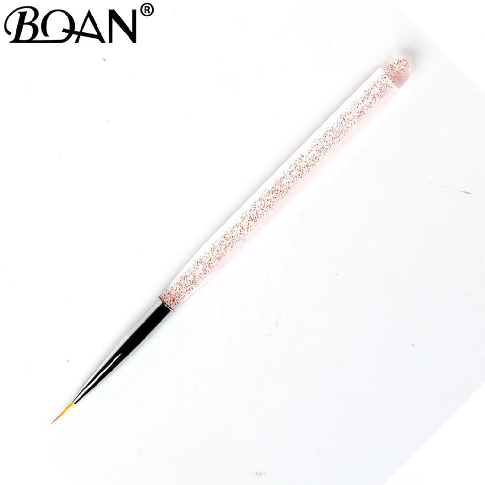 BQAN, 3 стиля, акриловая кисть для нейл-арта, французские линии, полосы, сетка, рисунок, ручка для рисования, 3D, сделай сам, советы, инструменты для маникюра