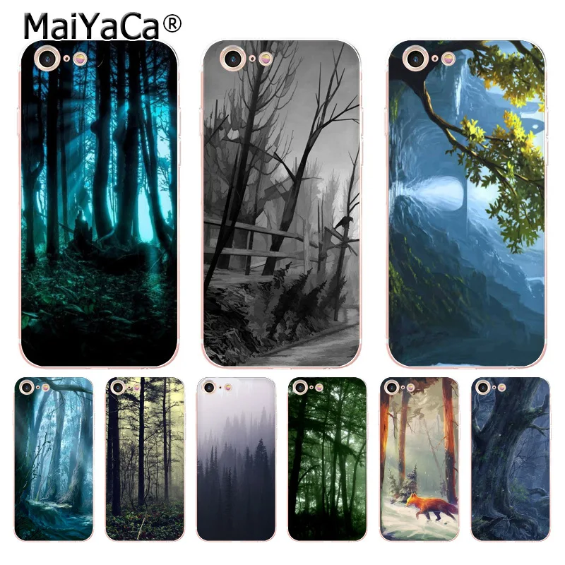 Мягкий прозрачный чехол MaiYaCa для iPhone 6S 6plus 7 7plus 8 8Plus X 5 5S 11pro|Бамперы| |