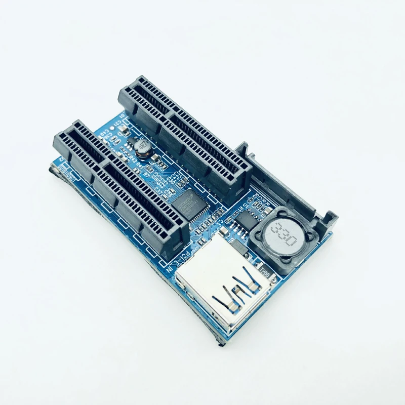 Плата расширения H1111Z PCI Express E Райзер PCIE X1 на X4 карта Райзера SATA Power 30 см