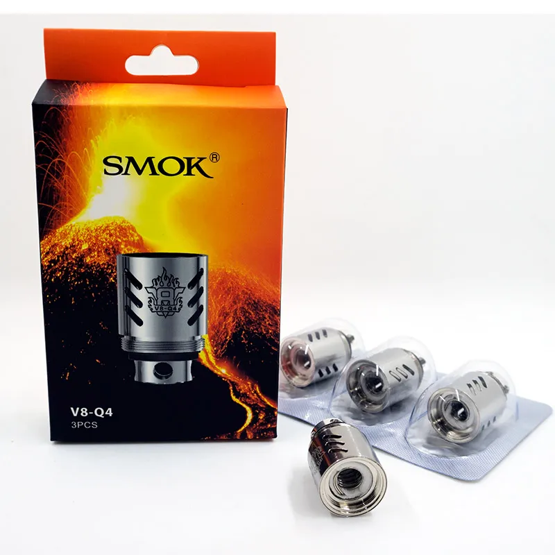 Оригинальный электронных сигарет SMOK TFV8 Головка Катушки V8-T8 V8-T6 V8-Q4 V8-X4 V8-T10 для 6 мл