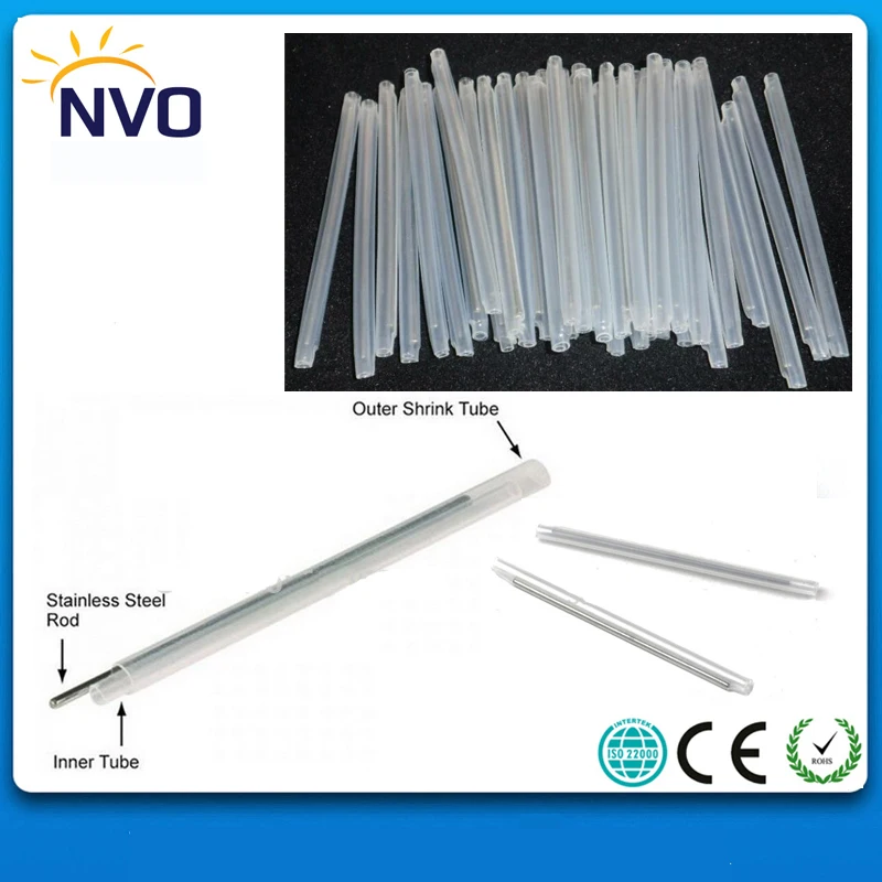 5000 шт./лот 60 мм Премиум волоконно оптический сплайсинга защита рукава оптическое