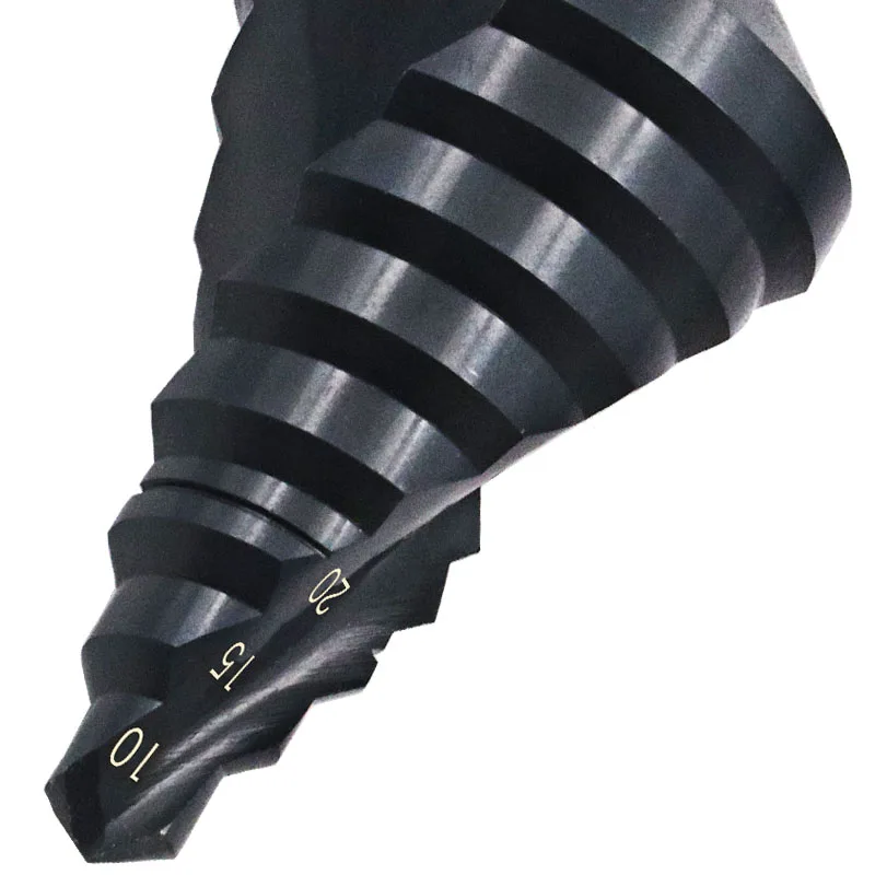 Спиральное ступенчатое Коническое сверло из быстрорежущей стали, 10-45 мм от AliExpress WW