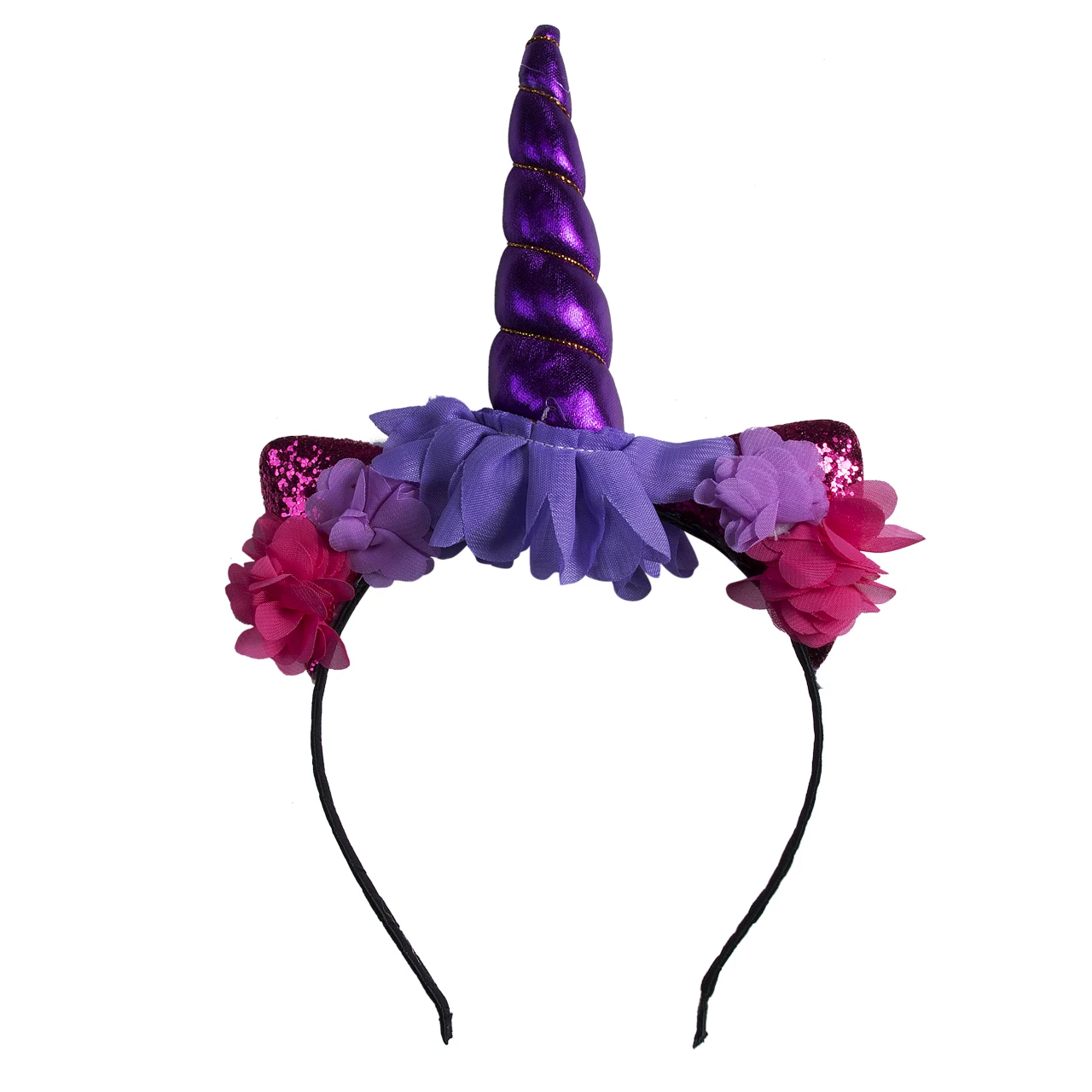 Новинка 2017 года Лидер продаж Милые вечерние повязки на голову с роговым рогом в