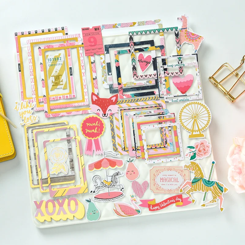 Кардсток для игровой площадки Fox 32 шт./компл. высеченная бумага сделай сам