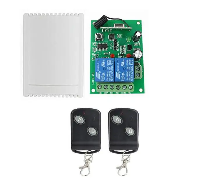 Универсальный светодиодный Переключатель DC12V 2 CH 2CH RF беспроводной переключатель