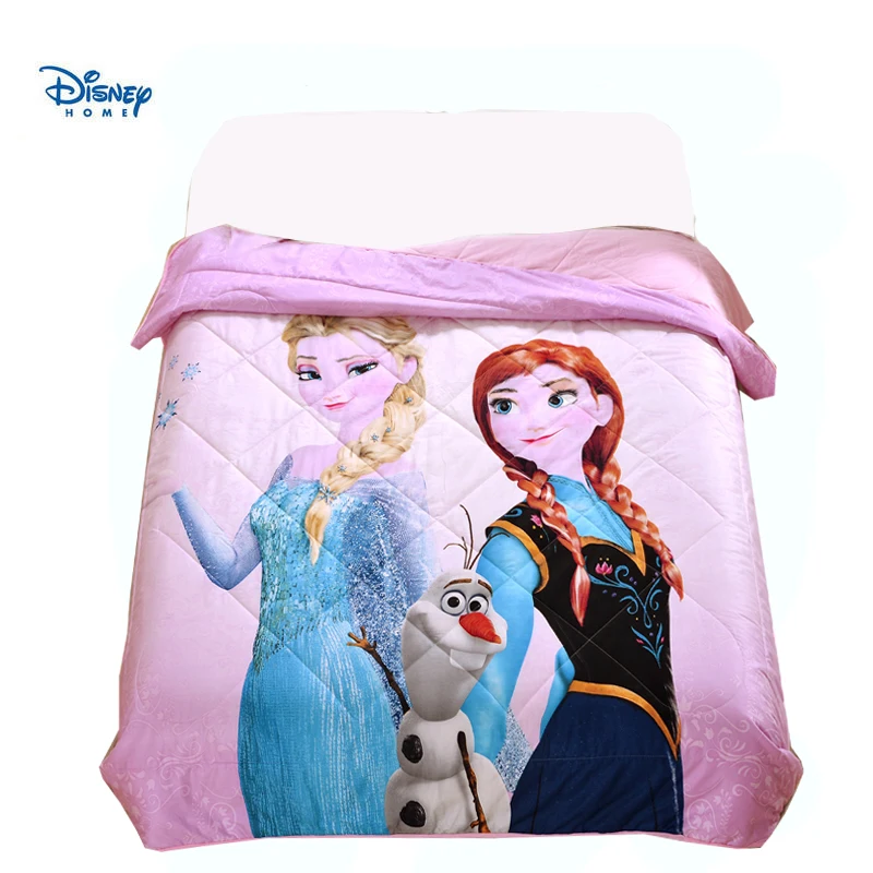 Disney frozen princess покрывало для девочки 150*200 см 200*230 летнее тонкое одеяло