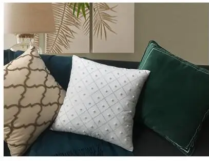 Наволочка с белым жемчугом 45x45 см|Наволочки| |