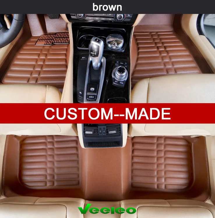 Custom Fit Veeleo 4 цвета EVA автомобильные коврики для BMW X6 2014 2018 полный набор любых