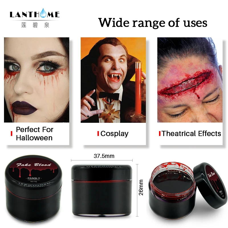 PANSLY Хэллоуин Cos ультра реалистичные Поддельные крови моделирование человека