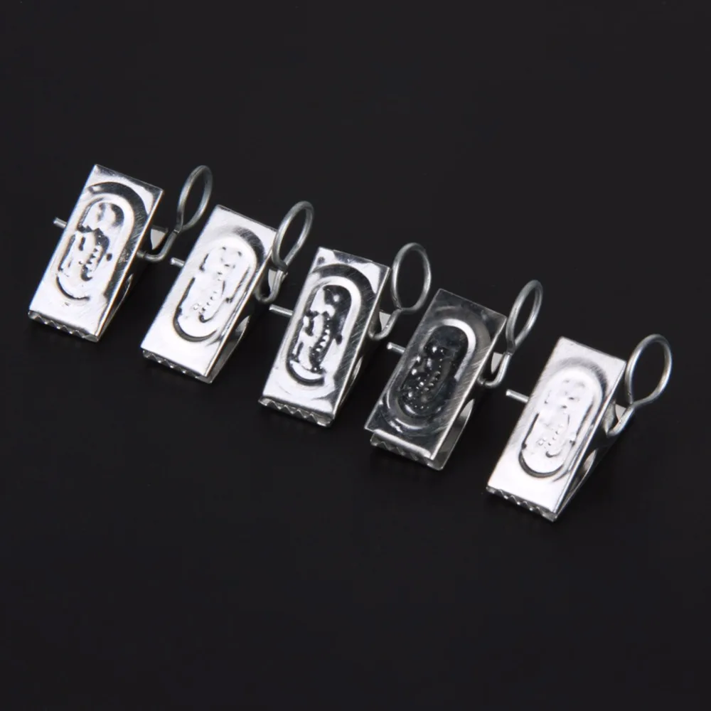 Для выведения токсинов 40 шт Нержавеющая сталь Шторы стержень зажим кольца