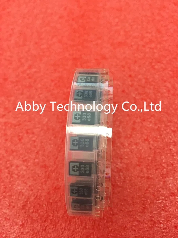 50 шт./лот SMD танталовые полимерные конденсаторы 2R5TPE330M9 2 5 в 330 мкФ POSCAP (330 в) |