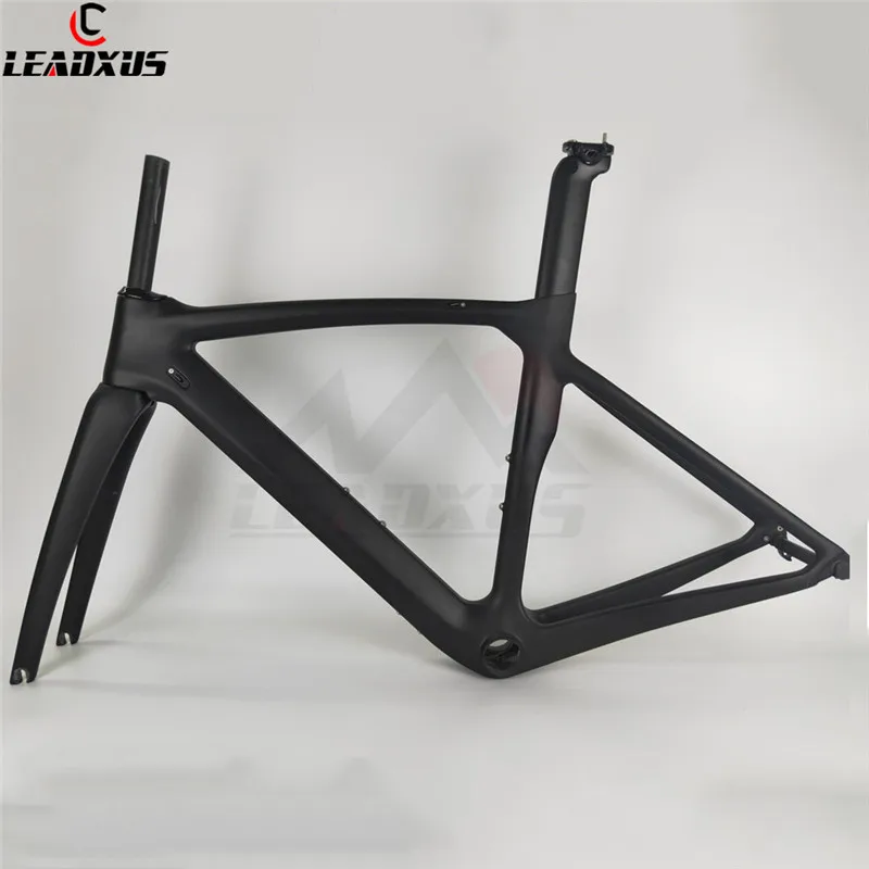 

LEADXUS RV320 Road Bicycle Carbon Frame T800 Carbon Fiber Glossy/Matte Road Bike Frame+Fork+Seat Post Size 47/50/53/55cm