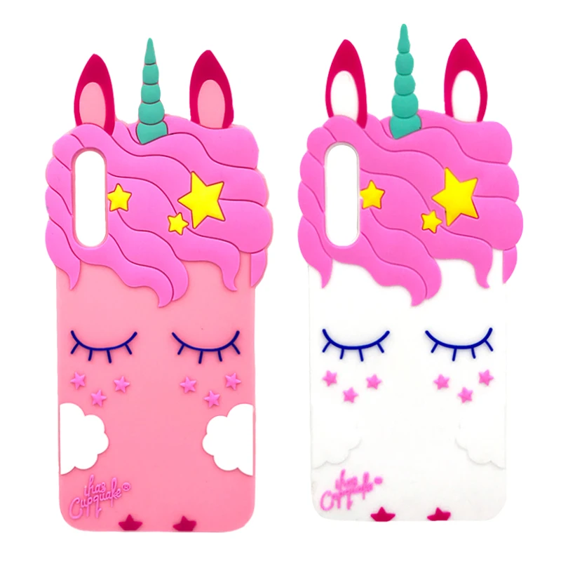 

For Samsung Galaxy A50 Case Cover Silicone Soft 3D Cute Unicorn Phone Case For Samsung A50 A 50 2019 A505 A505F SM-A505F A505FN