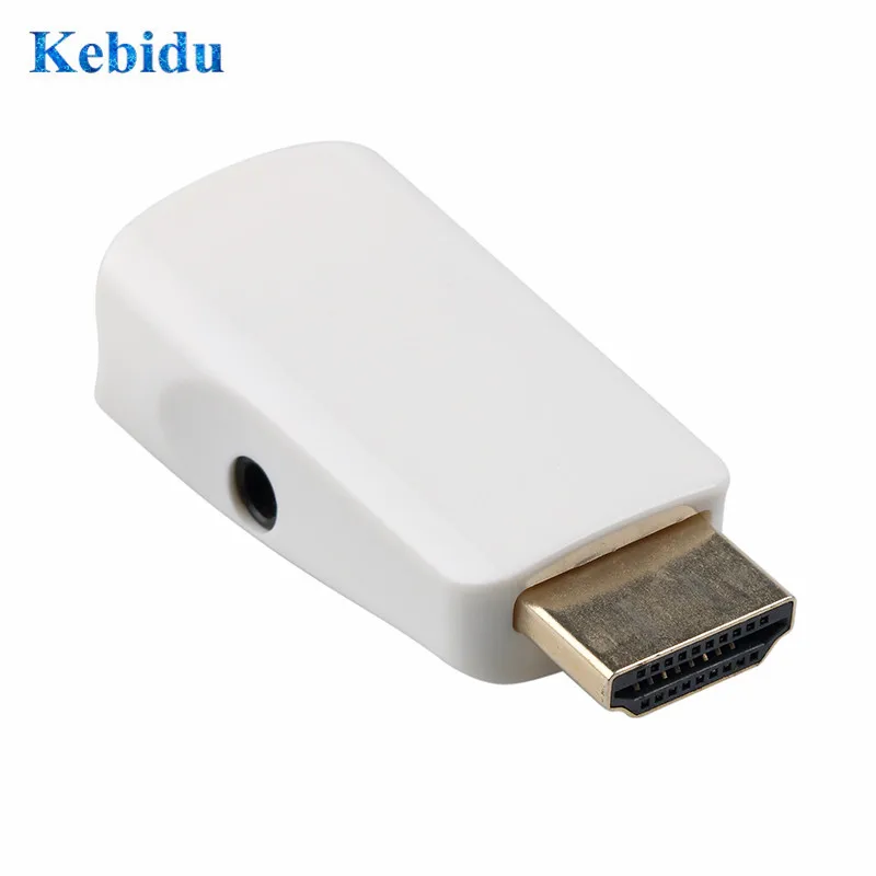 Конвертер Папа мама Kebidu с аудиокабелем для ПК планшета поддержка 1080P HDTV адаптер