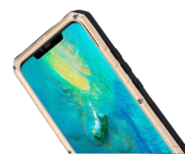 Повседневный водонепроницаемый чехол для huawei mate 20 Pro X роскошный противоударный алюминиевый металлический силиконовый чехол для huawei mate 20/Pro Чехол