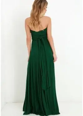 Style 8 Женские сексуальные женские макси Клубное Бандажное платье Длинные вечерние многоходовые качели платье-трансформер Бесконечность халат подружки невесты Boho женское платье - Цвет: Style 8