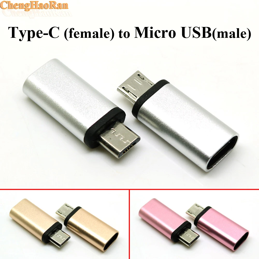 Type C гнездовой разъем к Micro USB 2 0 Мужской 3 1 конвертер данных адаптер Высокая