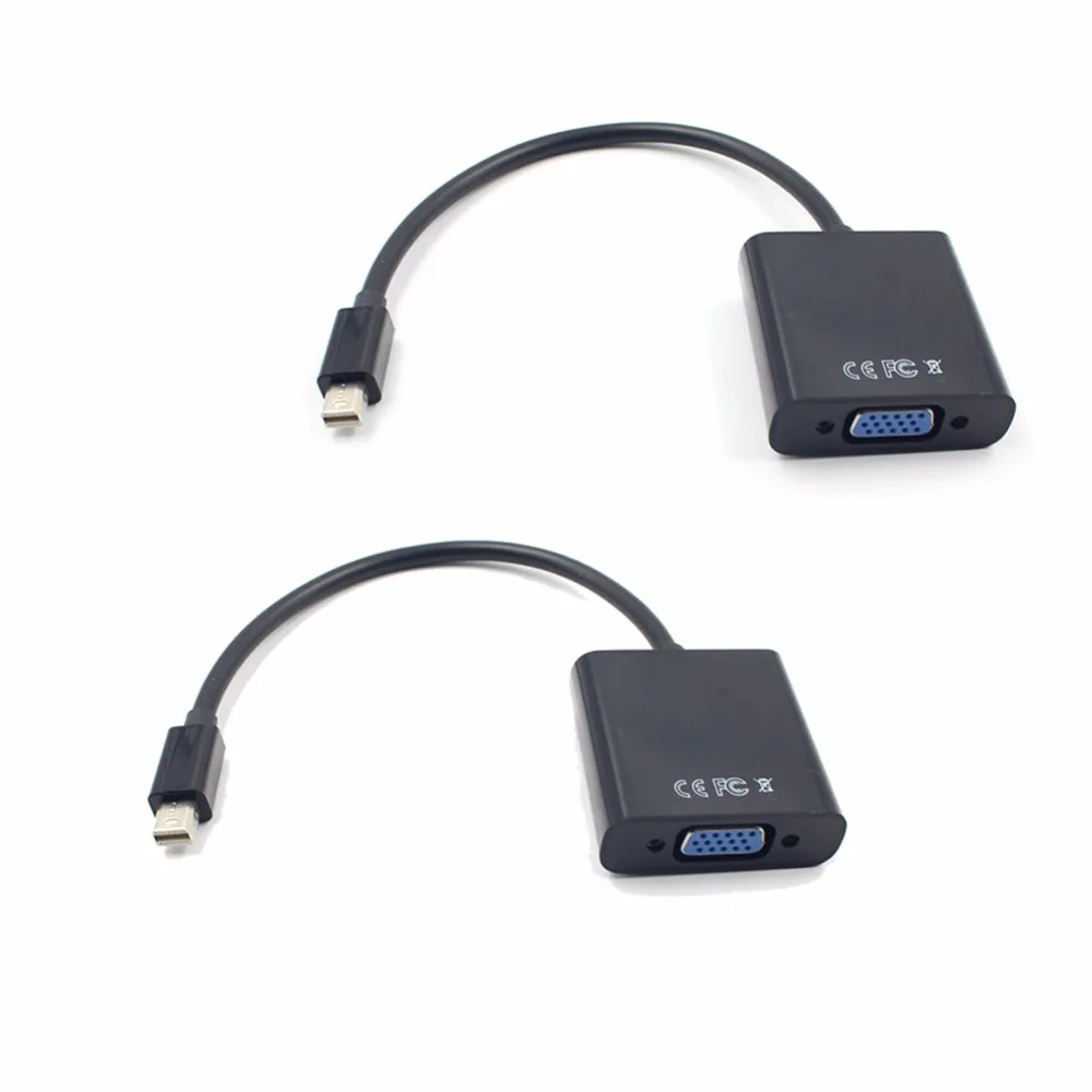 Для Apple MacBook mini dp to vga конвертер для мужчин и женщин Mini Displayport VGA Кабель адаптер HDTV