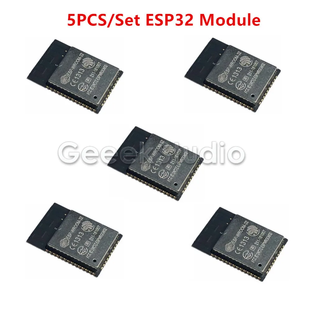 5 Pcs/Lot! ESP32 ESP-WROOM-32 ESP-32 ESP-32S Bluetooth and WIFI Dual Core CPU with Low Power Consumption Development Board | Компьютеры и