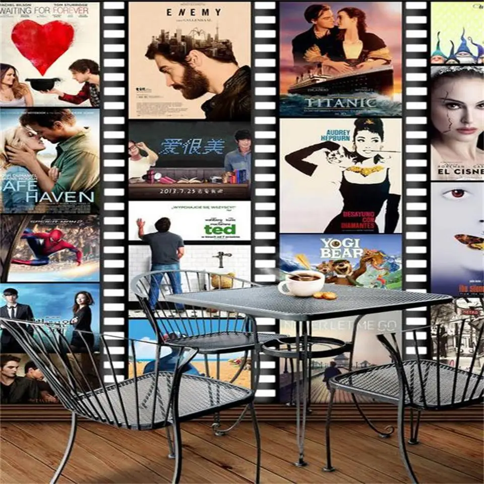 3d обои на заказ фото росписи гостиная классический Фреска фильм постер 3D Роспись