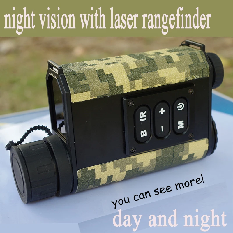 

Камуфляжный дальномер дневного и ночного видения лазерный дальномер ночное видение цифровой компас ночное видение ИК NV телескоп DH037