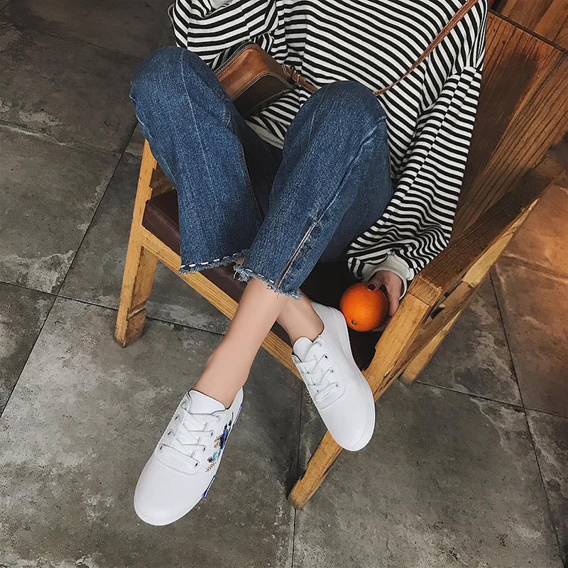 Весна Для женщин кроссовки женские спортивные ботинки на шнуровке с круглым