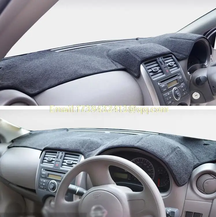 Dashmats автомобиль-Средства для укладки волос крышка приборной панели для Nissan sunny Almera Latio N17 2010 2011 2012 2013 RHD