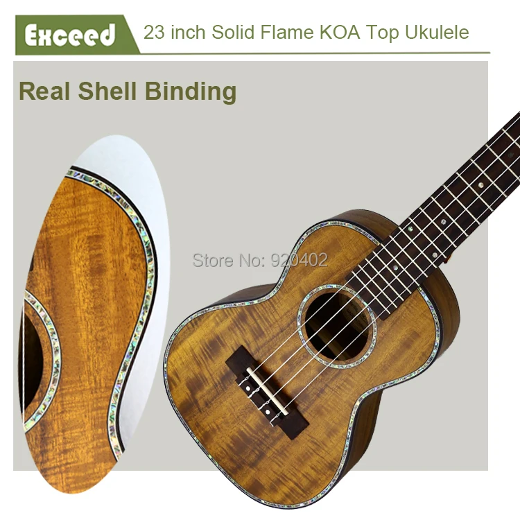 Free shipping 23&quot solid KOA top concert Ukulele Acoustic Guitar Hawaii guitar Music instrument uke handcraft guitarra ukelele | Спорт и