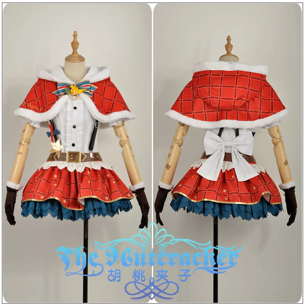 Карнавальный костюм Kunikida Hanamaru LoveLive!SunShine! Aqours девушка клетчатая юбка перчатки