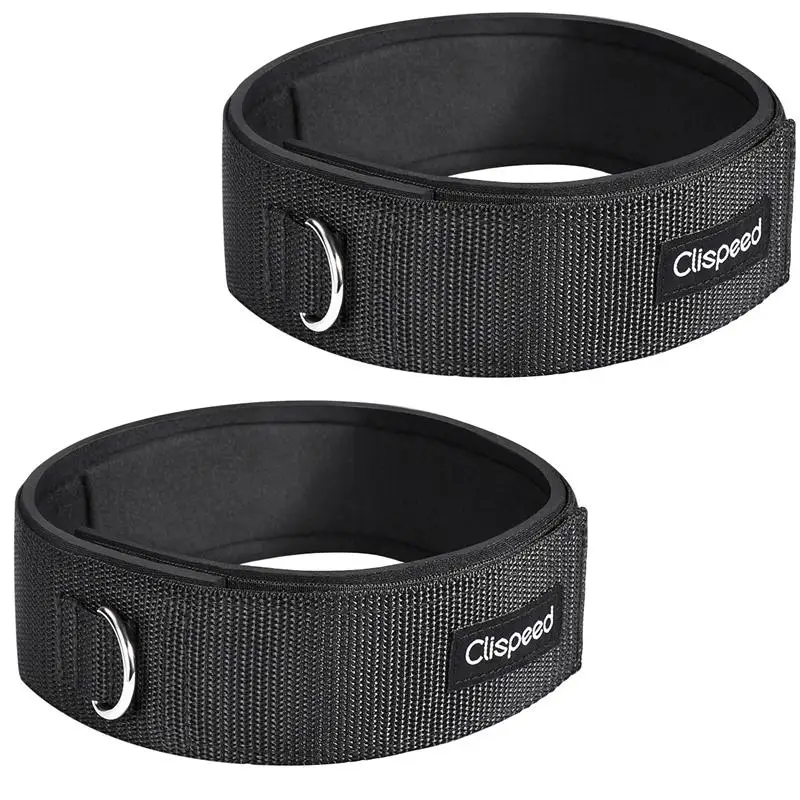 Clispeed 2 шт Фитнес D ring Спортивные Мягкие Ремешки на лодыжке для тренировок в