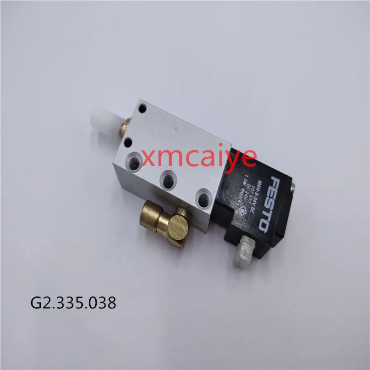 2pieces FESTO cylinder valve G2.335.038 for SM102SM74SM52 printing machine  high quality standard of replacement