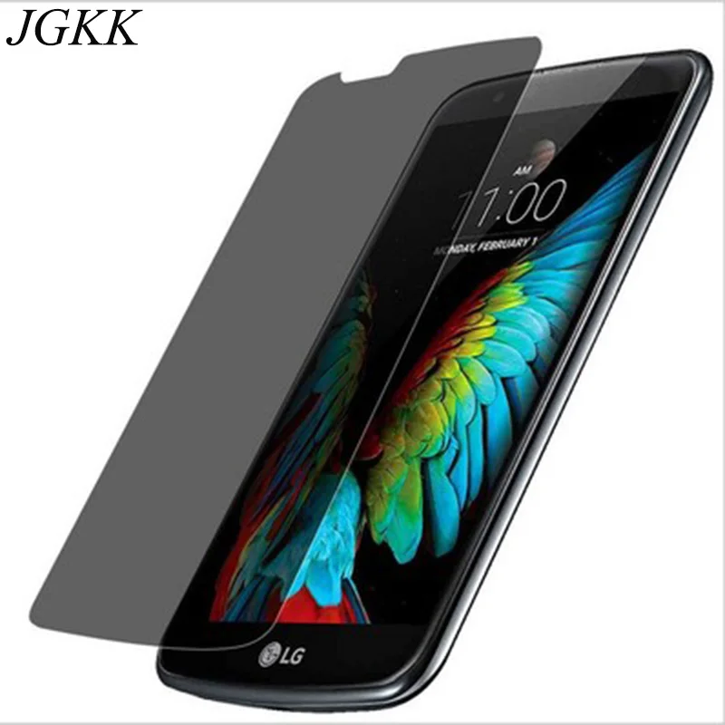 JGKK черная анти шпионская Защита экрана для LG G4 G5 Q6 шпионское закаленное стекло 2.5D